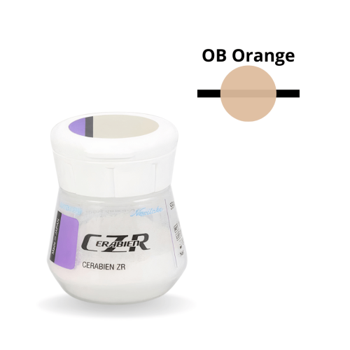 Cerabien ZR - CZR
 Couleur-Orange Nuance-Opacious Body - OB Pot de-10g