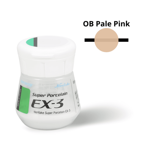 Super Porcelain EX-3
 Nuance-Opacious Body - OB Couleur-Pale Pink Pot de-10g