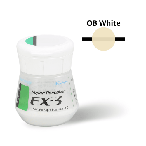 Super Porcelain EX-3
 Nuance-Opacious Body - OB Couleur-White Pot de-10g