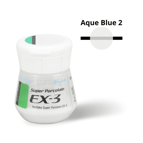 Super Porcelain EX-3
 Nuance-Luster - LT Couleur-Aqua Blue 2 Pot de-10g