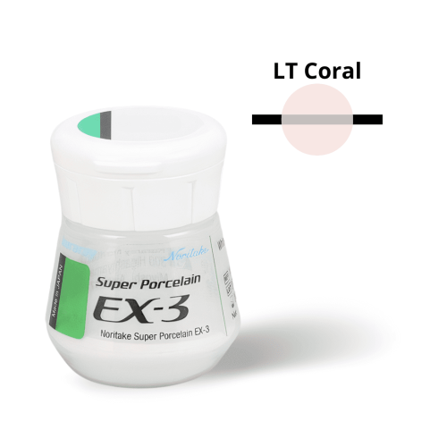 Super Porcelain EX-3
 Nuance-Luster - LT Couleur-Coral Pot de-10g