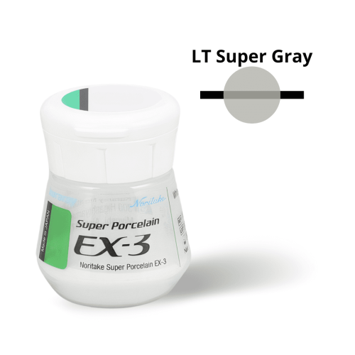 Super Porcelain EX-3
 Nuance-Luster - LT Couleur-Super Gray Pot de-10g