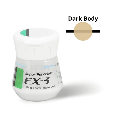 Super Porcelain EX-3
 Pot de-10g Couleur-Dark Body Nuance-Addmate