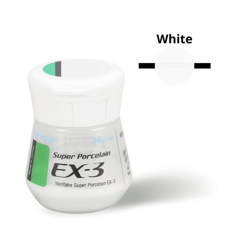 Super Porcelain EX-3
 Couleur-White Pot de-10g Nuance-Modifier