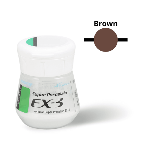 Super Porcelain EX-3
 Couleur-Brown Pot de-10g Nuance-Modifier