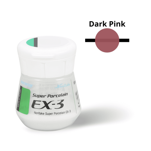 Super Porcelain EX-3
 Couleur-Dark Pink Pot de-10g Nuance-Modifier